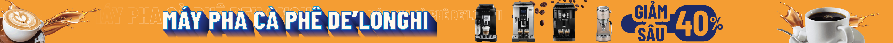 Săn sale giá tốt máy pha cà phê Delonghi